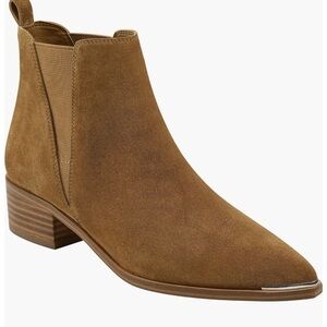 Marc Fisher Yale Pointy Toe Chelsea Suede Boot - Sz 8 NEW